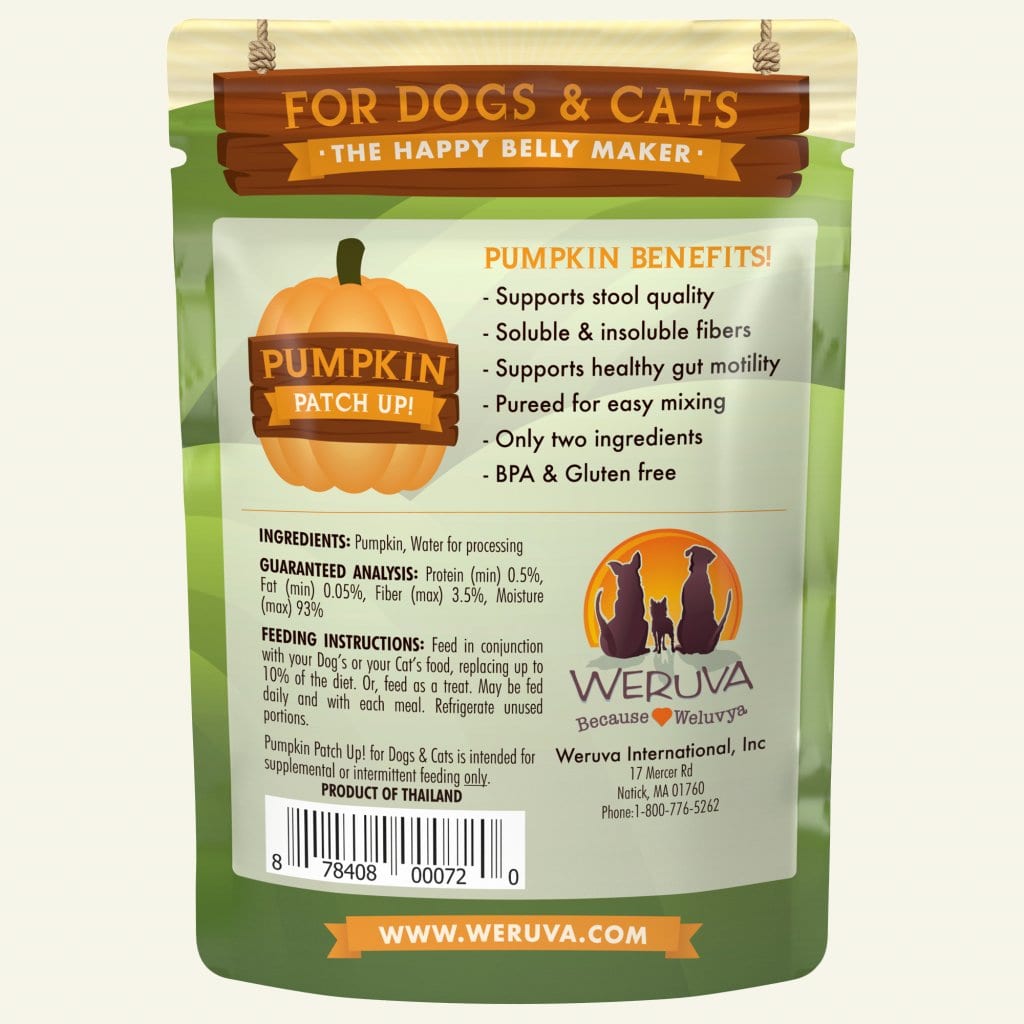 Weruva Pumpkin Patch Up! Natural Digestive Support for Dogs & Cats