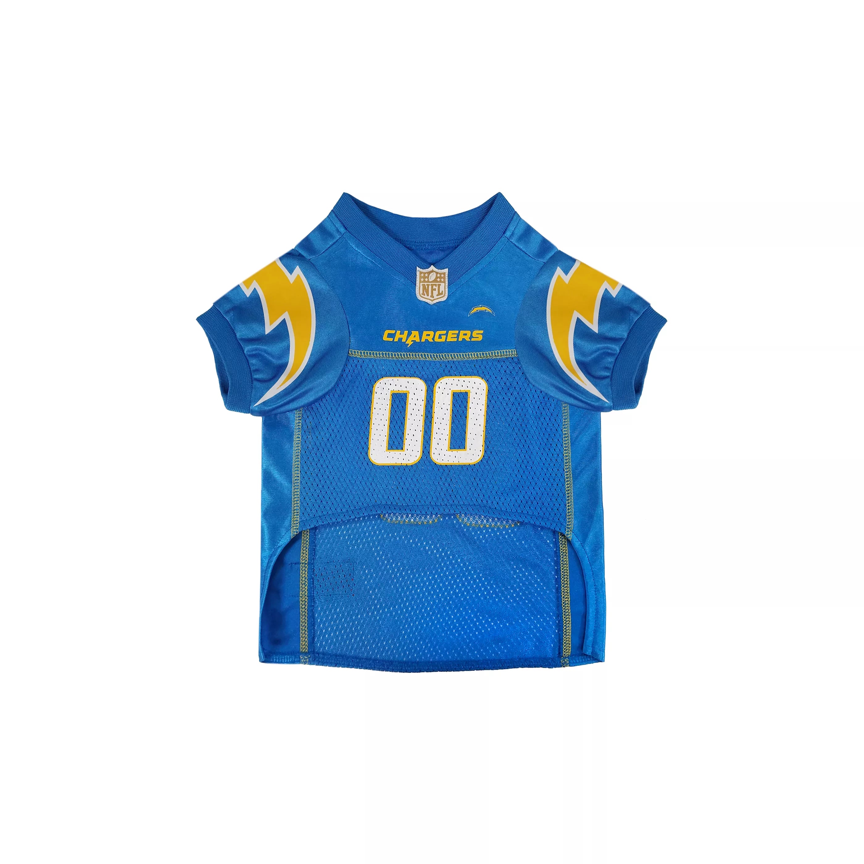 Pets First NFL Mesh Dog Jersey - Los Angeles Chargers Team Spirit Apparel