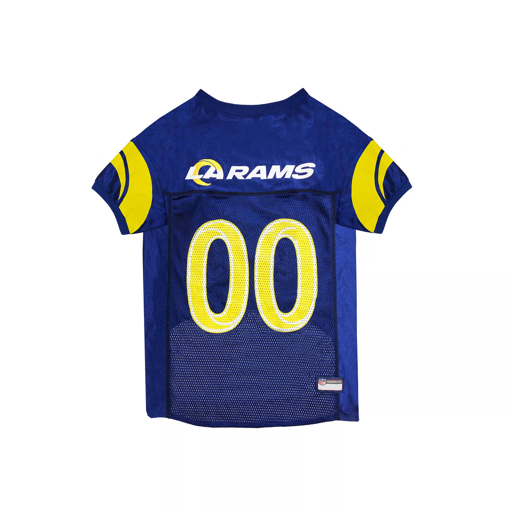 Pets First Los Angeles Rams NFL Dog Jersey: Breathable Mesh Pet Gear