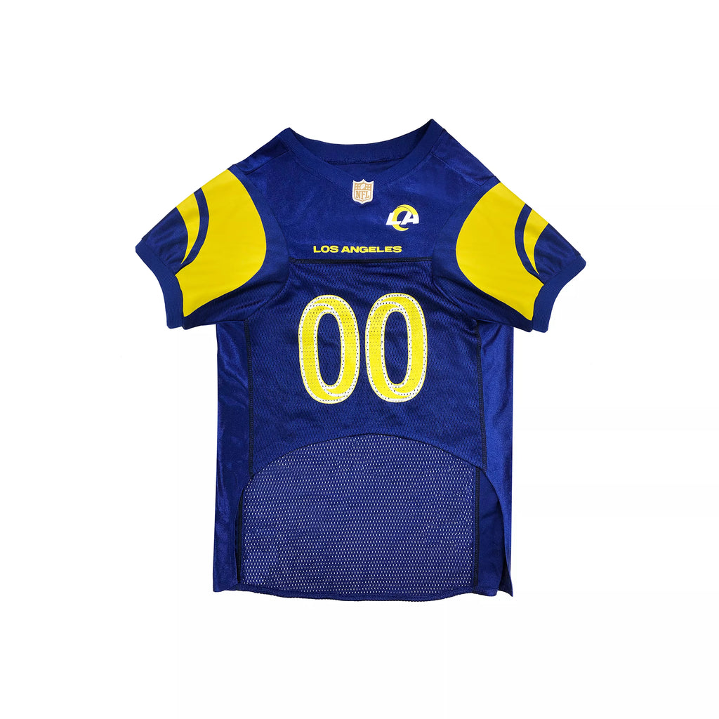 Pets First Los Angeles Rams NFL Dog Jersey: Breathable Mesh Pet Gear