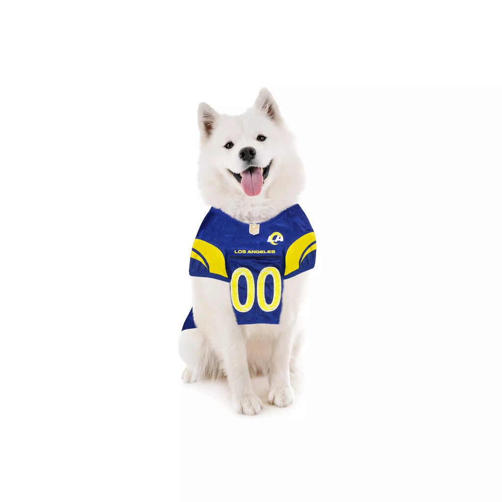 Pets First Los Angeles Rams NFL Dog Jersey: Breathable Mesh Pet Gear
