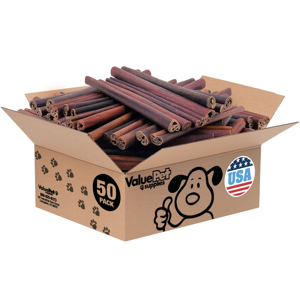 ValueBull USA 12-Inch Jumbo Collagen Dog Chews: Natural Long-Lasting Bulk Treats