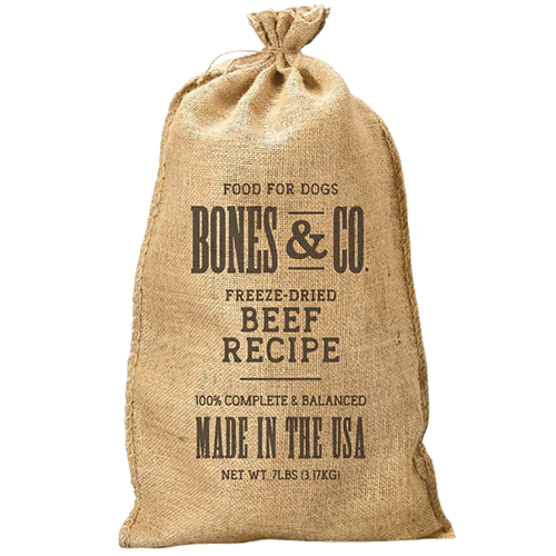 Bones & Co. Keto Freeze-Dried Beef Bites Dog Food, 7lb Bulk Bag