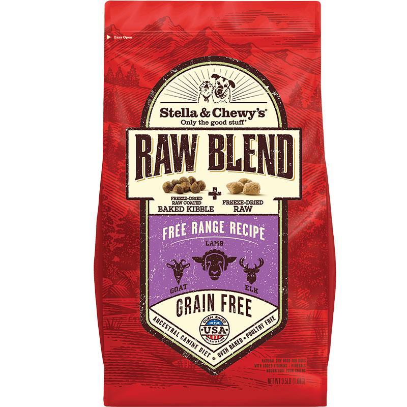 Stella & Chewy's Raw Blend Free Range Dog Food: Premium Lamb, Goat, Elk