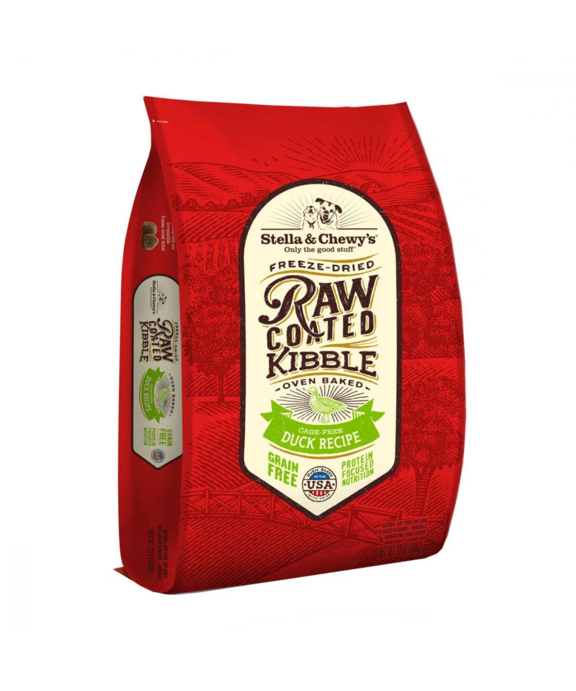 Stella & Chewy's Raw Coated Duck Recipe: Premium Nutrient-Rich Kibble for Dogs