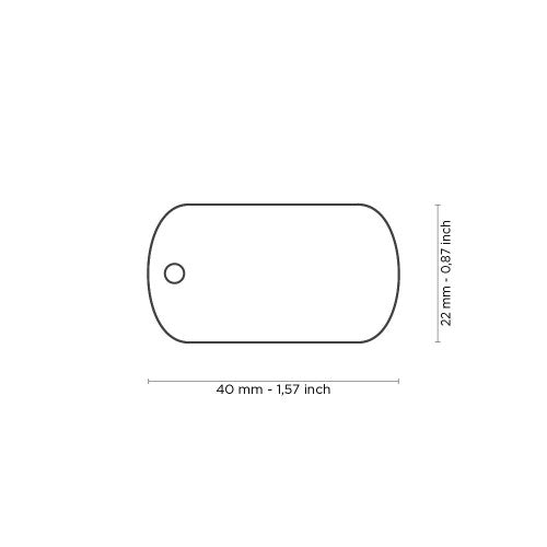 Colorful Italian Hand-Enameled Rainbow Flag Pet ID Tag for Dogs & Cats