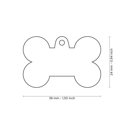 MyFamily Style Camouflage Pink Bone Pet ID Tag - Engravable, Durable, Stylish