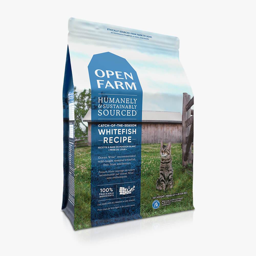 Open Farm Catch-of-Season Whitefish Dry Cat Food 4 lb Feline Nutrition