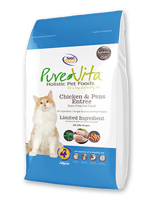 PureVita Grain-Free Chicken & Peas Dry Cat Food for All Life Stages