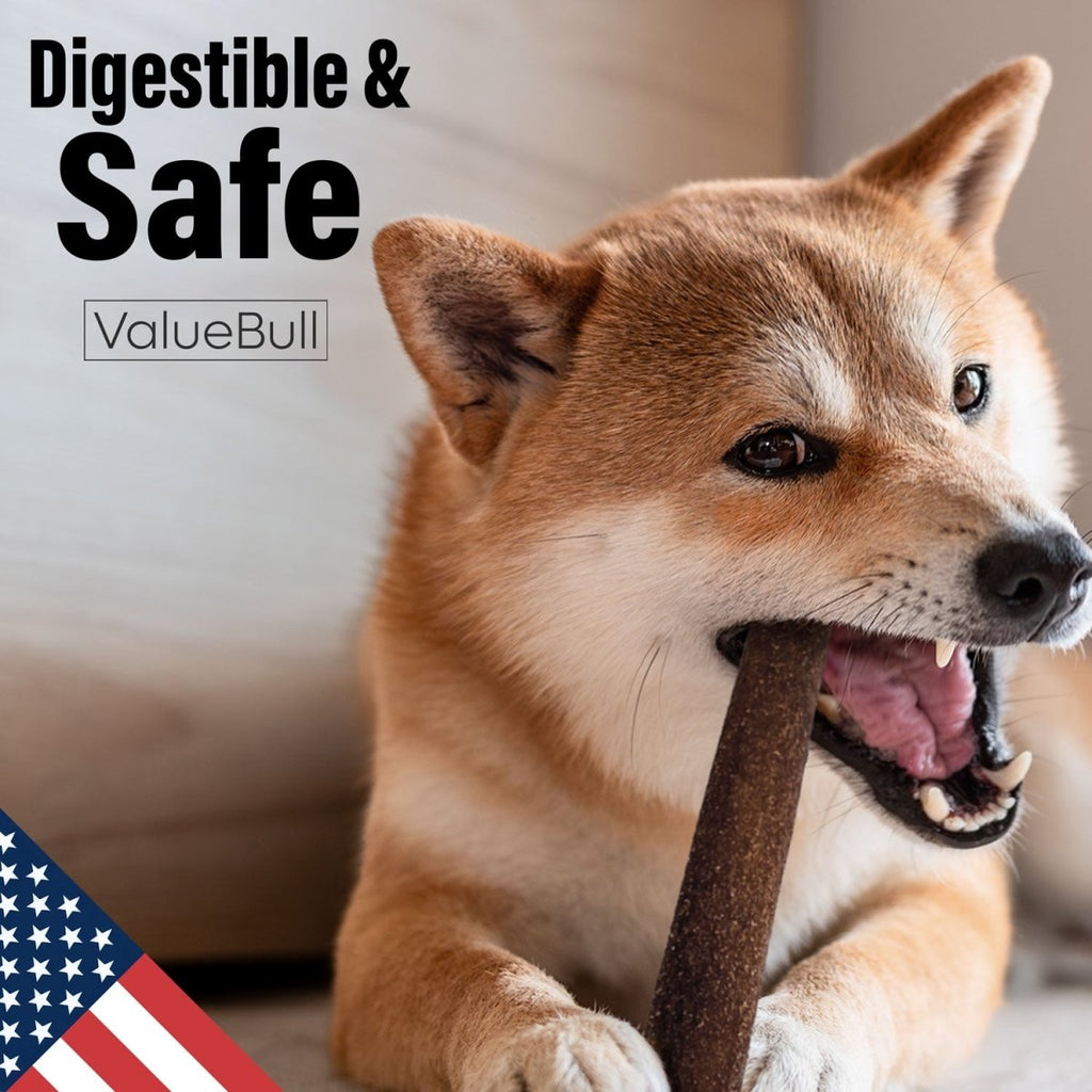 ValueBull USA 12-Inch Jumbo Collagen Dog Chews: Natural Long-Lasting Bulk Treats