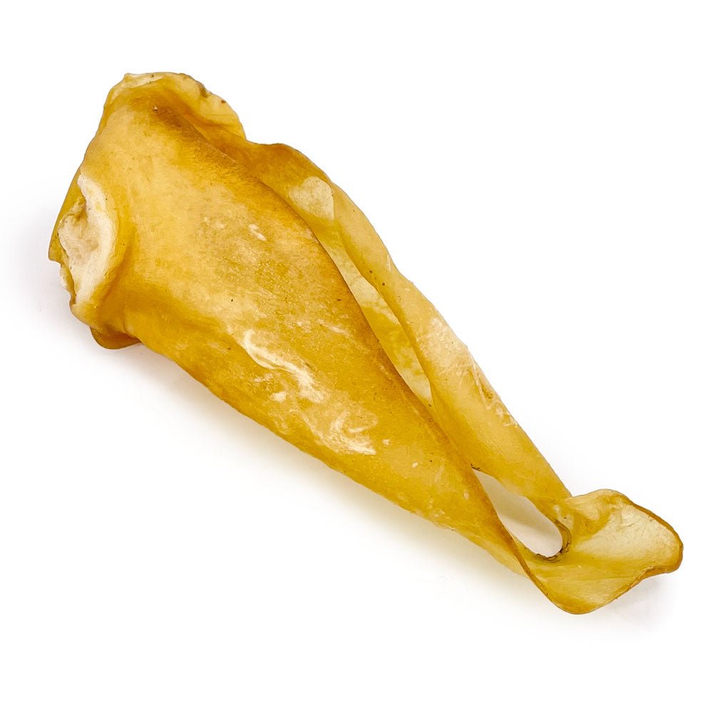 ValueBull Natural Crunchy Cow Ears: 100 Count Bulk Pack Dog Chews